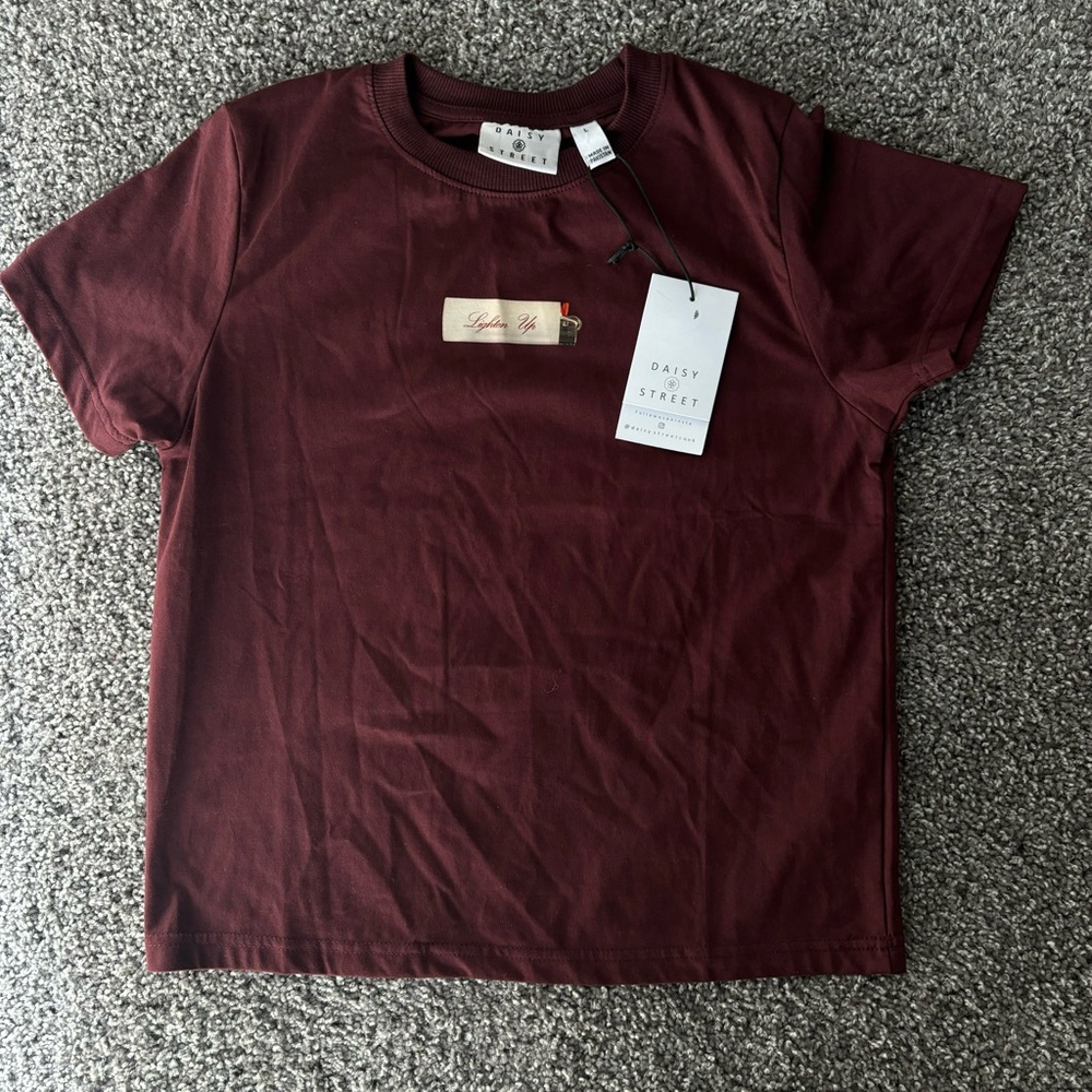 Daisy Street Lighten Up Boxy Tee